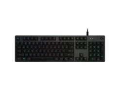 Logitech G G512 CARBON LIGHTSYNC RGB Mechanical Gaming Keyboard with GX Brown switches klawiatura USB Portugalski Węgiel