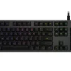 Logitech G G512 CARBON LIGHTSYNC RGB Mechanical Gaming Keyboard with GX Brown switches klawiatura USB QWERTY Hiszpański Węgiel