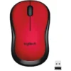 Logitech M220 Silent czerwona (910-004880)