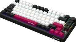 LORGAR KBP7075W Wireless 75% Mechanical Gaming Keyboard Pro Black/red EN layout LRG-KBP7075W-BK-US