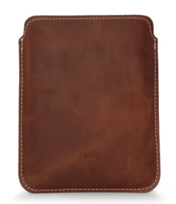 LURESKO Skórzane etui na ebook Pocketbook Touch Lux 4/5 (brąz vintage , biała nić)