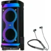 Manta SPK0601B100 ARGOS 100W Bluetooth Mikrofon Karaoke Czarny + Słuchawki MNH02
