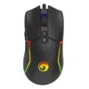 Marvo Mysz M655, 12000DPI, optyczna, 7kl., przewodowa USB, czarna, do gry, podświetlona