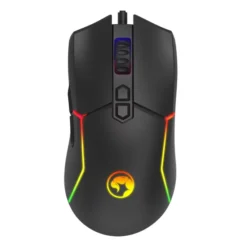 Marvo Mysz M655, 12000DPI, optyczna, 7kl., przewodowa USB, czarna, do gry, podświetlona