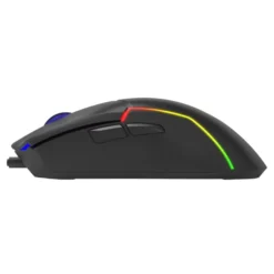 Marvo Mysz M655, 12000DPI, optyczna, 7kl., przewodowa USB, czarna, do gry, podświetlona