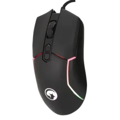 Marvo Mysz M655, 12000DPI, optyczna, 7kl., przewodowa USB, czarna, do gry, podświetlona