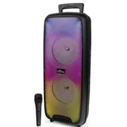 Media tech MEDIA-TECH GŁOŚNIK PRZENOŚNY FLAMEZILLA, BLUETOOTH 5.0, FUNKCJA KARAOKE, ILUMINACJA FLAME RGB MT3178
