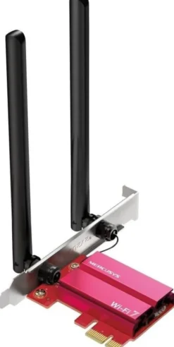 MERCUSYS MA37BE WiFi7 PCIe adapter BE6500,2,4GHz/5GHz/6GHz,Bluetooth5.4 MA37BE