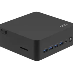 MSI Cubi AI 8M-008BEU Sześcian Czarny 8645HS AMD SoC 4,3 GHz Wbudowane głośniki CUBI Z AI 8M-008BEU