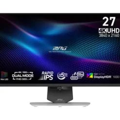 MSI MPG 274URDFWDE E16M (27") 3840x2160 4K Ultra HD LED Czarny, Biały