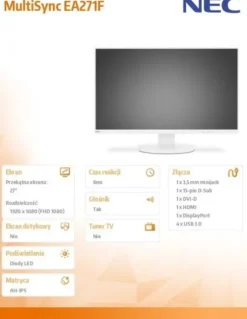 NEC MultiSync EA271F biały (60004634)