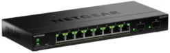 Netgear S350 Series 8-Port Gigabit Ethernet PoE+ Smart Managed Essentials Switch with 2 Dedicated SFP Ports GS310TP-200EUS