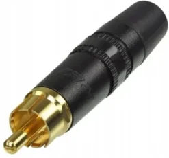 Neutrik NYS-373-0 Wtyk RCA cinch (czarny)