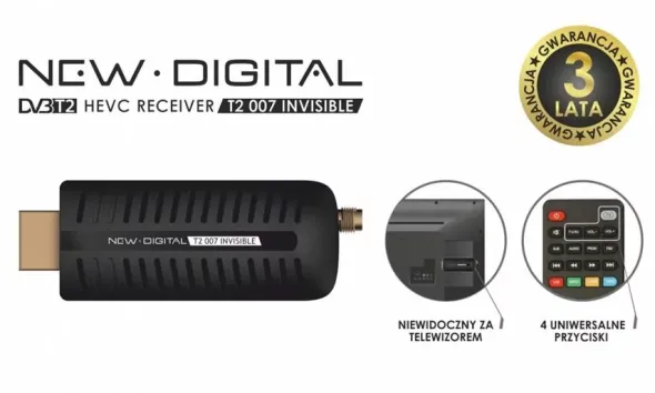 New Digital T2 007 Invisible