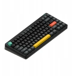 Nuphy - Halo75 v2 Wireless Mechanical Keyboard - Bezprzewodowa Klawiatura Mechaniczna Obsidian Black Silent Red Clear-Top