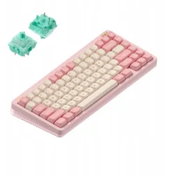 Nuphy - Halo75 v2 Wireless Mechanical Keyboard - Bezprzewodowa Klawiatura Mechaniczna Sakura Fizz Mint