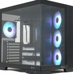 Obudowa do komputera ZENPC Cube Black 4x Fander P12 PWM PST ARGB ZEN.QB.01.BK