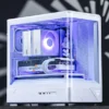 Obudowa Jonsbo D200 Midi-Tower, mATX, Tempered Glass, Mini Temp Display - biały D200 WHITE