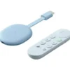 Odtwarzacz multimedialny GOOGLE Chromecast 4K Jasnoniebieski