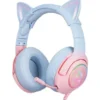 ONIKUMA K9 Cat Elf RGB różowo-niebieskie