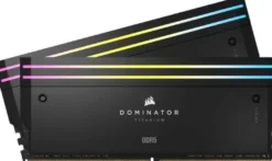 Pamięć Corsair Dominator Titanium RGB, DDR5, 32 GB, 6400MHz, CL32 CMP32GX5M2B6400C32