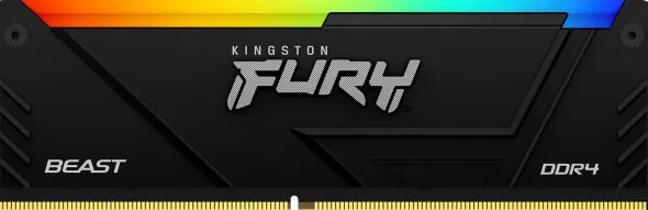 Pamięć Kingston Fury Beast RGB, DDR4, 16 GB, 3200MHz, CL16 KF432C16BB12A/16