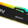Pamięć Kingston Fury Beast RGB, DDR5, 16 GB, 6000MHz, CL30 KF560C30BBEA-16