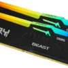 Pamięć Kingston Fury Beast RGB, DDR5, 32 GB, 6000MHz, CL36 KF560C36BBE2AK2-32
