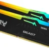 Pamięć Kingston Fury Beast RGB, DDR5, 64 GB, 6000MHz, CL30 KF560C30BBEAK2-64