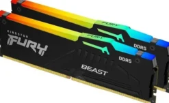 Pamięć Kingston Fury Beast RGB, DDR5, 64 GB, 6000MHz, CL30 KF560C30BBEAK2-64