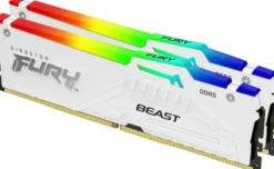 Pamięć Kingston Fury Beast RGB, DDR5, 32 GB, 5600MHz, CL40 KF556C40BWAK2-32