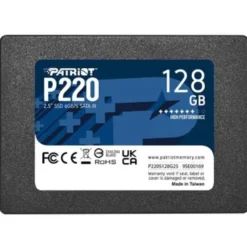 PATRIOT 2.5″ 128 GB SATA III 550MB/s 480MS/s P220S128G25