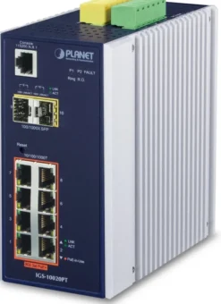 Planet IGS-10020PT Switch przem. 8xGE PoE 2xSFP SIEPLAHUB0310 [1637256] (WYPPLASIE0570 [4431428])