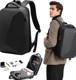 Plecak Mozos PM37 na laptopa antykradzieżowy USB 20-32L TSA