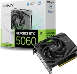 PNY GeForce RTX 5060 Single Fan 8GB GDDR7 DLSS4 VCG50608SFXPB1