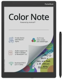PocketBook Color Note czytnik e-booków Ekran dotykowy 32 GB Wi-Fi Czarny, Niebieski