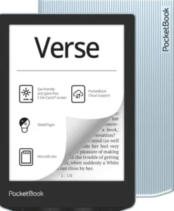 PocketBook Verse niebieski + Shell Cover