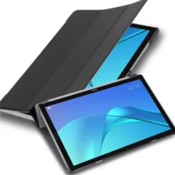 Pokrowiec Do Huawei MediaPad M5 / M5 PRO (10.8 cala) Etui w SATYNOWA CZERŃ Obudowa Case Cover Portfel Ochronny Cadorabo