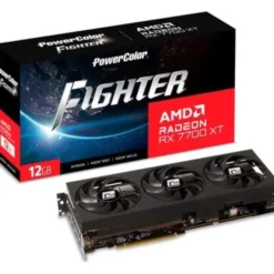 PowerColor Fighter Radeon RX 7700 XT 12GB GDDR6 192bit RX7700XT 12GF/OC