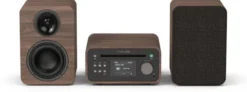 Pure Classic Stereo Mini, Home audio micro system, Brown, Walnut