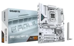 Płyta główna GIGABYTE B850 EAGLE WIFI7 ICE AMD B850 Gniazdo AM5 ATX B850 EAGLE WF7 ICE