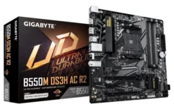 Płyta główna GIGABYTE B550M DS3H AC R2 płyta główna AMD B550 Socket AM4 micro ATX B550M DS3H AC R2