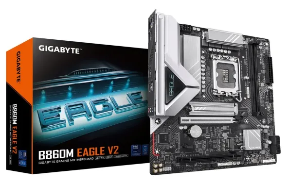 Płyta główna GIGABYTE B860M EAGLE V2 płyta główna Intel B860 LGA 1851 (Socket V1) micro ATX