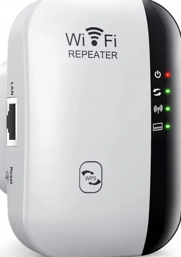 QIKtech Wzmacniacz sygnału Wi-Fi NAJMOCNIEJSZY PRO 300Mbps WPS 2.4GHz 5905811912830