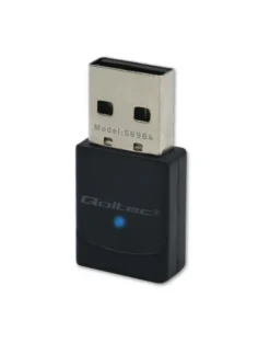 qoltec Bezprzewodowy mini Adapter Wi-Fi 6 Standard AX Bluetooth 5.4 USB 900Mbps 56984