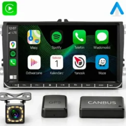 Radio Android Carplay Vw Passat B6 B7 Golf 5 V 6 Vi Tiguan Caddy Skoda Bt