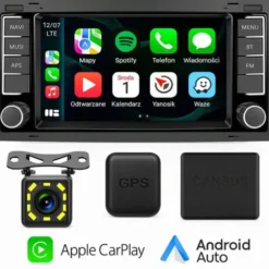 Radio Android Do Vw Multivan T5 Touareg Gps Wifi Bt Nawigacja Carplay 4gb
