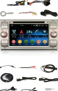Radio 2din Android Ford Connect Focus 2 C-max S-max 4/64 Gb Dsp Carplay Lte