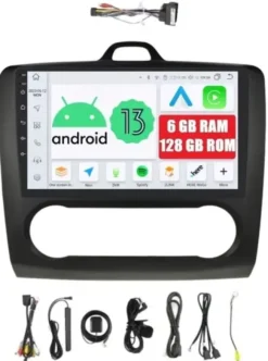 Radio 2din Nawigacja Android Ford Focus Mk2 2 Ii 6/128 Gb Dsp Carplay Lte