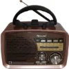 Radio Kuchenne Fm Z Rączką Przenośne Sieciowe Kol.2 Miedziany Środkowy